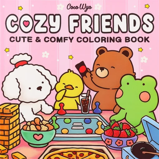 Libro para colorear de Halloween COZY FRIENDS