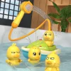 Lindos juguetes eléctricos de baño acuático para pato