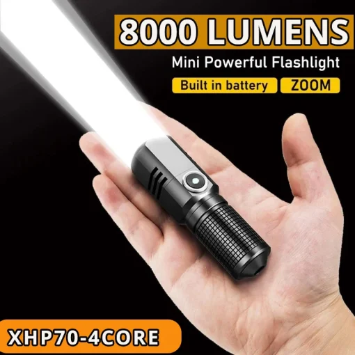 Linterna LED MINI Superbrillante XHP50