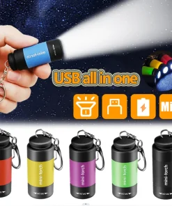 Linterna LED multifuncional recargable USB