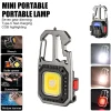 Linterna LED portátil llavero exterior COB