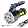 Linterna LED recargable de alta potencia 7LED