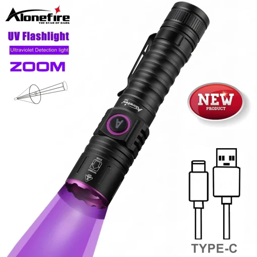 Linterna UV Zoom LED