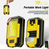 Linterna recargable LED multifuncional COB