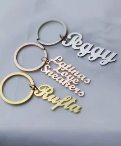 Llaveros personalizados con colgante