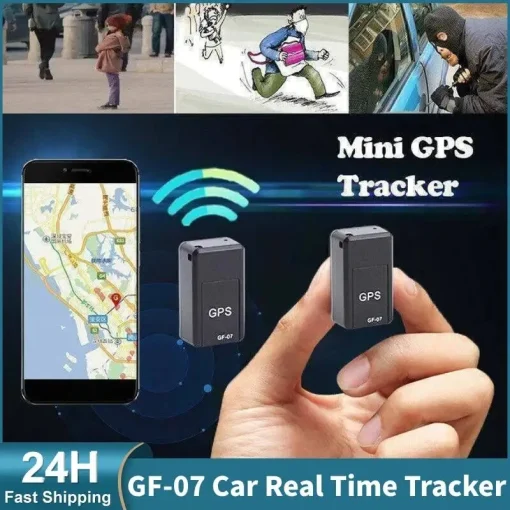 Localizador GPS GF-07, compacto, preciso y cómodo