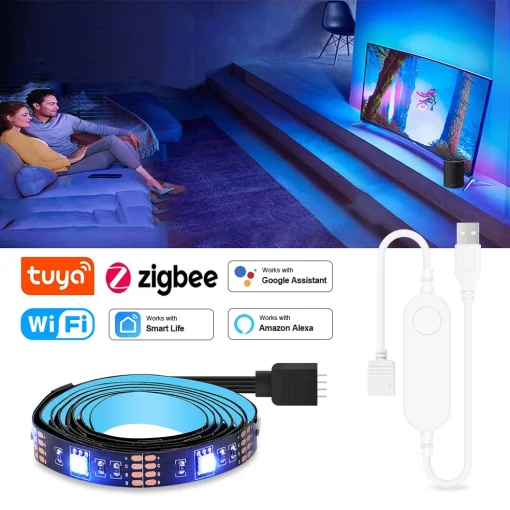 Luces LED USB Zigbee inteligentes Tuya Wifi