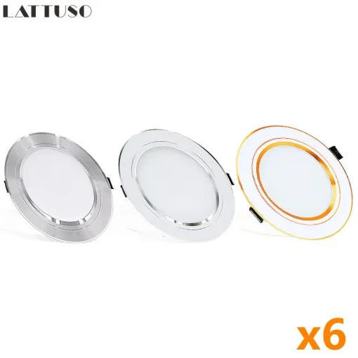 Luces empotradas LED 6pcslote