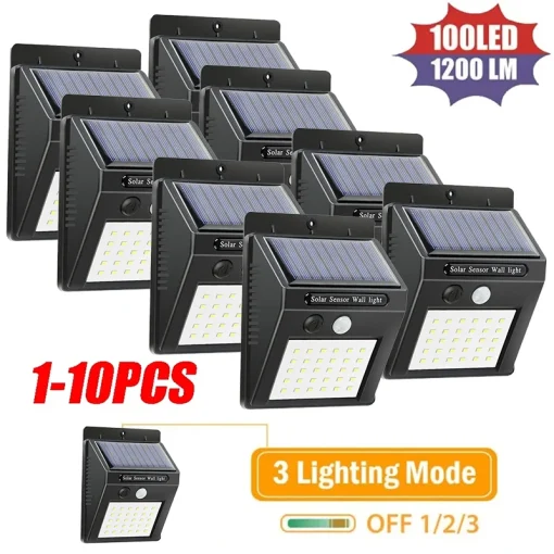 Luces solares 30 LED exterior