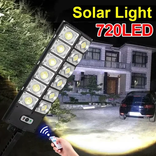 Luces solares LED para exteriores impermeables