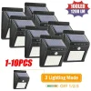 Luces solares de pared exter. 3 modos