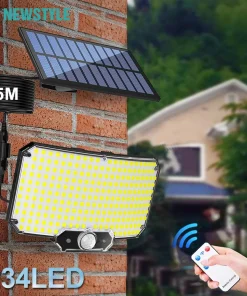 Luces solares de seguridad para exteriores con 234 LED