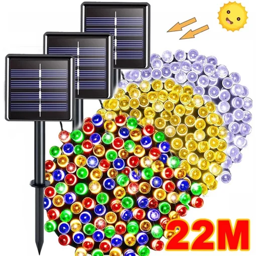 Luces solares para exterior a prueba de agua