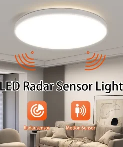 Luz LED de techo con sensor de radar de LED