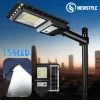 Luz LED solar para calle, superbrillante, 156 LED