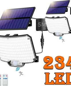 Luz Solar Exterior Súper Brillante Sensor de Movimiento