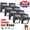 Luz Solar LED 30 con Sensor PIR