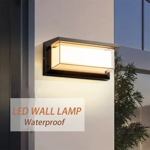 Luz de pared LED 50C con sensor movimiento