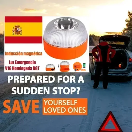 Luz estroboscópica magnética de inducción de luz de emergencia portátil más nueva luz de baliza de emergencia para automóvil