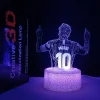 Luz nocturna de ilusión 3D Messi 7