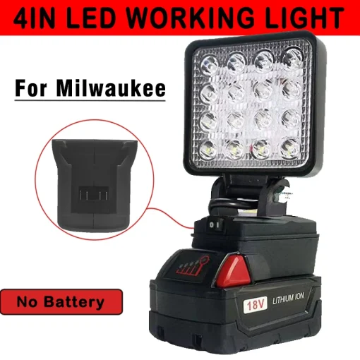 Luz portátil LED Milwaukee batería M18