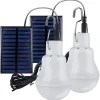 Luz solar LED 5V USB recargable