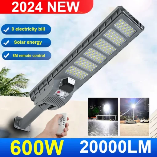 Luz solar exterior 600W 20000LM