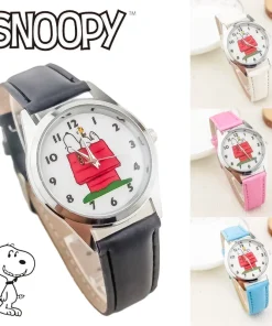 MINISO Snoopy Niños Relojes Dibujo Lindo