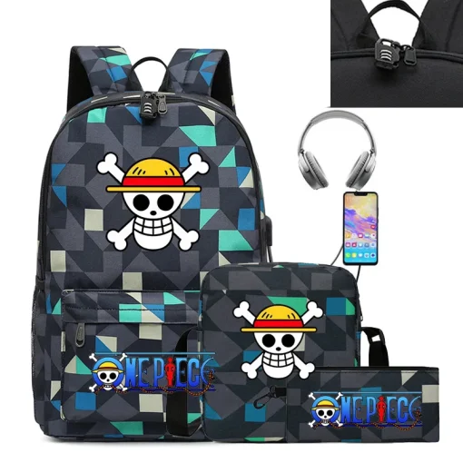 MOCHILA ONE PIECE 3en1