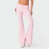 Mallas Flare Mujer Cintura Alta Pantalones Anchos