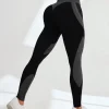 Mallas de Yoga sin Costuras Colorblock con Cintura Alta