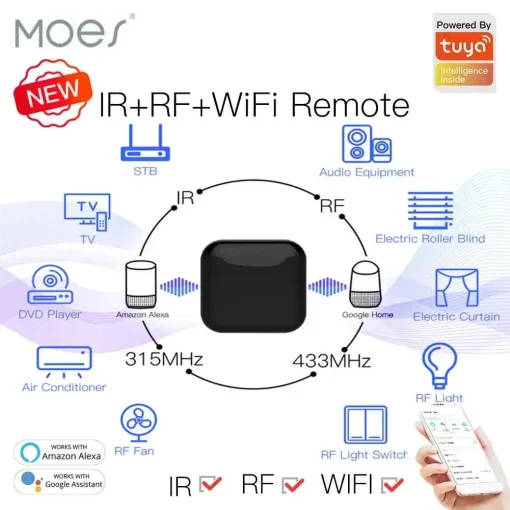 Mando RF IR universal WiFi MOES