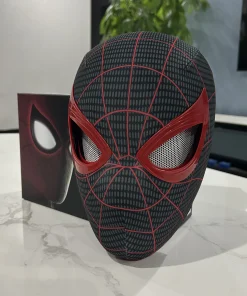 Máscara Cosplay de Spiderman con ojos móviles