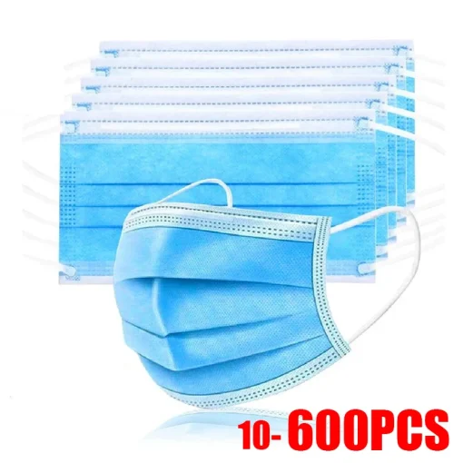 Mascarillas desechables azules de 50-600pcs