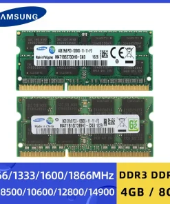 Memoria RAM para portátil SAMSUNG 8 GB 4 GB