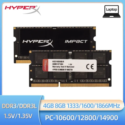 Memoria RAM portátil HyperX DDR3LDDR3 48 GB