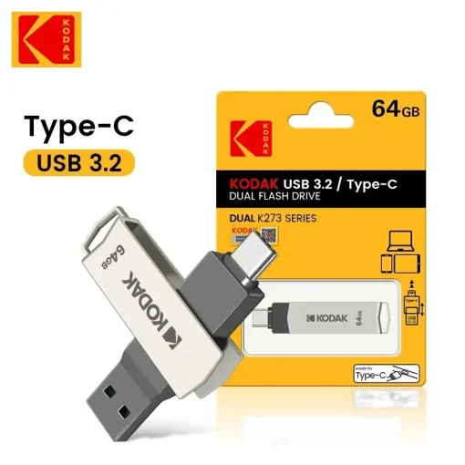 Memoria USB KODAK 3.2 tipo A tipo C 32GB 64GB 128GB