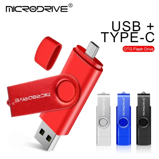 Memoria USB Metal OTG 2 EN 1 Tipo C