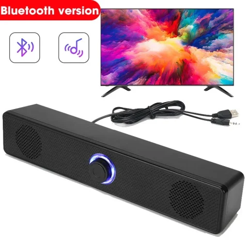 Micrófono de alta calidad para computadora, Bluetooth, con cable, doble propósito, dos en uno, altavoz, sistema de audio envolvente para el hogar