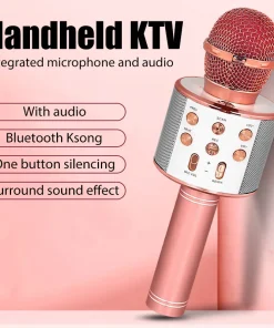 Micrófono inalámbrico de karaoke con Bluetooth