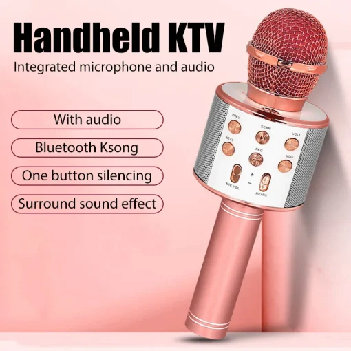 Micrófono inalámbrico para karaoke Bluetooth