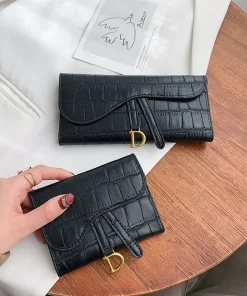 Mini billetera de moda, monedero de lujo