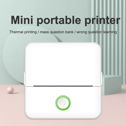 Mini impresora térmica portátil de bolsillo inalámbrica BT