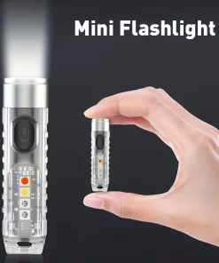 Mini linterna llavero, linterna LED portátil