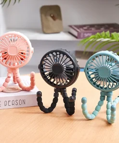 Miniventilador recargable por USB multiusos Octopus