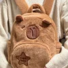 Mochila de felpa Capibara Kawaii