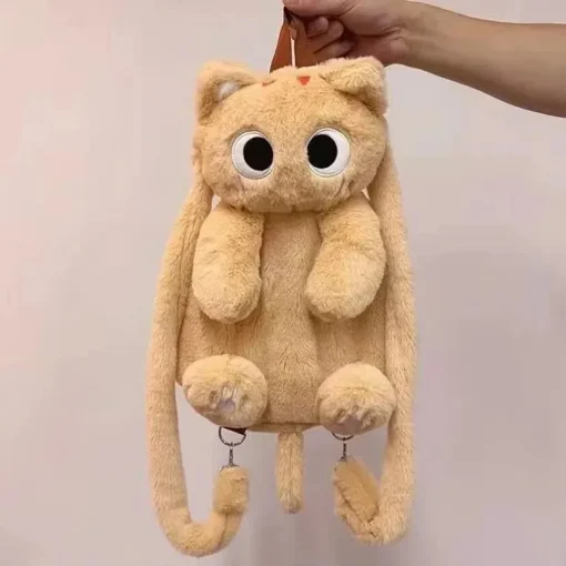 Mochila de peluche Gato Ojos Grandes