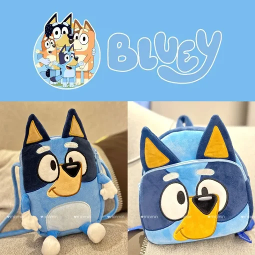 Mochila de peluche de Bluey y Bingo