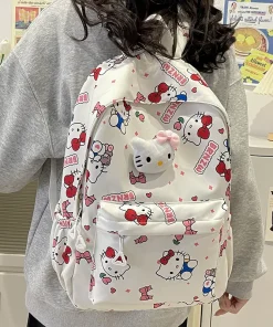 Mochila escolar infantil Sanrio Hello Kitty Kawaii