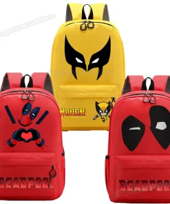 Mochila escolar para niños Deadpool & Wolverine